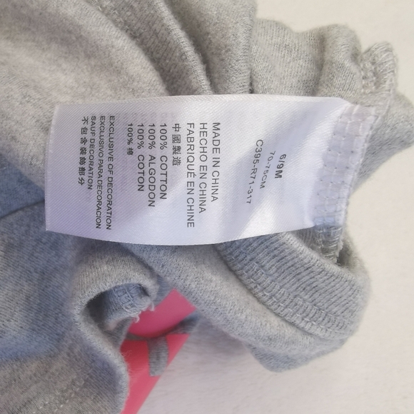🔥3/$15🔥Nike Baby's Grey Slogan Bodysuit/onesie - Picture 6 of 6